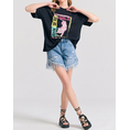 Product FUNKY BUDDHA Γυναικεία Μπλούζα Κοντό Μανίκι Με Τύπωμα thumbnail image
