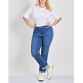 Product PARABITA Τζιν παντελόνι girlfriend fit με ρεβέρ thumbnail image