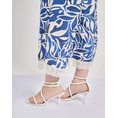 Product PARABITA Παντελόνα εμπριμέ φλοράλ cropped σε όψη λινό thumbnail image