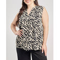 Product PARABITA Μπλούζα βισκόζη αμάνικη εμπριμέ animal print thumbnail image