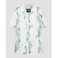 Product ANTONY MORATO MMSS00189FA430645 MIN OF 6 SHIRT HONOLULU RELAXED STRAIGHT FIT IN PRINTED SLUB VISCOSE BLEND FABRIC WITH LOGOED METAL BADGE ΜΠΛΟΥΖΑ ΑΝΔΡΙΚΟ thumbnail image