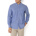 Product THE BOSTONIANS SHIRT ACORN REGULAR FIT Stripe SLUB Button-down Regular fit thumbnail image