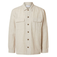 Product SELECTED SLH-LEROY LINEN BLEND OVERSHIRT LS NOOS thumbnail image