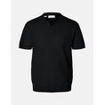 Product SELECTED SLHLINO SS KNIT CROCHET OPEN POLO thumbnail image