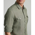 Product NAVY&GREEN FIT LINE SHIRT thumbnail image