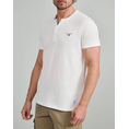 Product NAVY&GREEN V-NECK T-SHIRT WITH BUTTONS thumbnail image