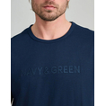Product NAVY&GREEN V-NECK T-SHIRT thumbnail image