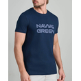 Product NAVY&GREEN V-NECK T-SHIRT thumbnail image