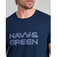Product NAVY&GREEN V-NECK T-SHIRT thumbnail image