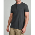 Product NAVY&GREEN V-NECK T-SHIRT WITH BUTTONS thumbnail image