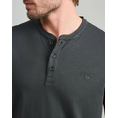 Product NAVY&GREEN V-NECK T-SHIRT WITH BUTTONS thumbnail image