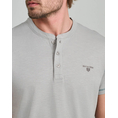 Product NAVY&GREEN V-NECK T-SHIRT WITH BUTTONS thumbnail image