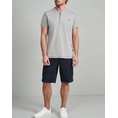 Product NAVY&GREEN V-NECK T-SHIRT WITH BUTTONS thumbnail image