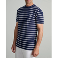 Product NAVY&GREEN ΜΠΛΟΥΖΑΚΙ ΛΑΙΜΟΚΟΨΗ ΡΙΓΕ, CUSTOM FIT thumbnail image