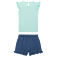 Product GUESS SET SST-SHIRT+STRDEN - MID ORGANIC CO STR JERSEY 160 SET CHILDREN GIRL thumbnail image