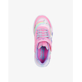 Product SKECHERS Lighted Unicorn Bungee & Gore Sneaker W/ Rainbow Glitter Print Upper thumbnail image