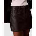 Product CALVIN KLEIN FAUX LEATHER 5PKT MINI SKIRT thumbnail image