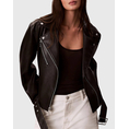 Product CALVIN KLEIN JEANS FAUX LEATHER MOTO JACKET W/BELT thumbnail image
