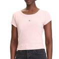 Product CALVIN KLEIN JEANS A- WOVEN LABEL 2X2 RIB BABY TEE thumbnail image