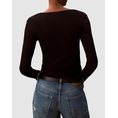 Product CALVIN KLEIN JEANS LS WOVEN LABEL 2X2 RIB SCOOP NEC thumbnail image