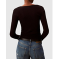 Product CALVIN KLEIN JEANS LS WOVEN LABEL 2X2 RIB SCOOP NEC thumbnail image