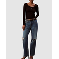 Product CALVIN KLEIN JEANS LS WOVEN LABEL 2X2 RIB SCOOP NEC thumbnail image