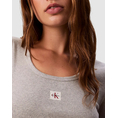 Product CALVIN KLEIN JEANS LS WOVEN LABEL 2X2 RIB SCOOP NEC thumbnail image