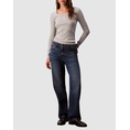 Product CALVIN KLEIN JEANS LS WOVEN LABEL 2X2 RIB SCOOP NEC thumbnail image