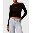 Product CALVIN KLEIN A- LS MONOGRAM BABY TEE thumbnail image