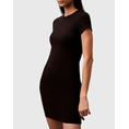 Product CALVIN KLEIN SS CO CONTOUR 1X1 RIB MINI DRESS thumbnail image