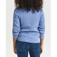 Product GANT LS STRETCH COTTON CABLE HALF-ZIP SWEATER thumbnail image