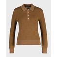 Product GANT LS MONOGRAM KNIT POLO SWEATER thumbnail image