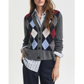 Product GANT ΖΑΚΕΤΑ ΠΛΕΚΤΗ ARGYLE V-NECK CARDIGAN thumbnail image