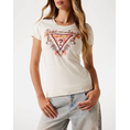 Product GUESS SS TRIANGLE FLOWERS TEE WOMEN'S T-SHIRT thumbnail image