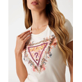 Product GUESS SS TRIANGLE FLOWERS TEE WOMEN'S T-SHIRT thumbnail image