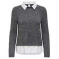 Product ONLY ONLDOLLY LS WOVEN MIX PEARL PULL CC KNT thumbnail image