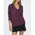 Product ONLY ONLSTARRY LS SEQUIN BOXY V-NECK KNT thumbnail image