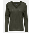 Product ONLY ONLHENRIETTA L/S V-NECK SHINE TOP JRS thumbnail image