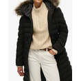 Product SUPERDRY D2 OVIN FUJI FAUX FUR HOODED LONGLINE JACKET WOMEN thumbnail image