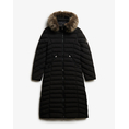 Product SUPERDRY D2 OVIN FUJI FAUX FUR HOODED LONGLINE JACKET WOMEN thumbnail image