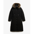 Product SUPERDRY D2 OVIN FUJI FAUX FUR HOODED LONGLINE JACKET WOMEN thumbnail image