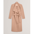 Product TED BAKER ROSE Mid Length Belted Wool Wrap Coat thumbnail image
