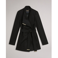 Product TED BAKER ROSESS Short Belted Wool Wrap Coat thumbnail image