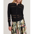 Product TED BAKER CALYAA Knit Cardigan With Invisible Yarn Panels thumbnail image