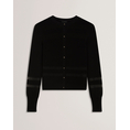 Product TED BAKER CALYAA Knit Cardigan With Invisible Yarn Panels thumbnail image