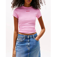Product TOMMY JEANS TJW SLIM SCRIPT LABEL SS TEE EXT thumbnail image