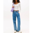 Product TOMMY JEANS TJW SLIM HENLEY WAFFLE LS thumbnail image