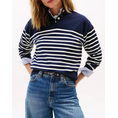 Product TOMMY HILFIGER CO JERSEY GOLD BTN MOCK-NK SWT thumbnail image