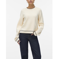 Product VERO MODA VMGOLD LS O-NECK DOUBLE CONTRAST PULL thumbnail image