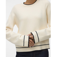Product VERO MODA VMGOLD LS O-NECK DOUBLE CONTRAST PULL thumbnail image